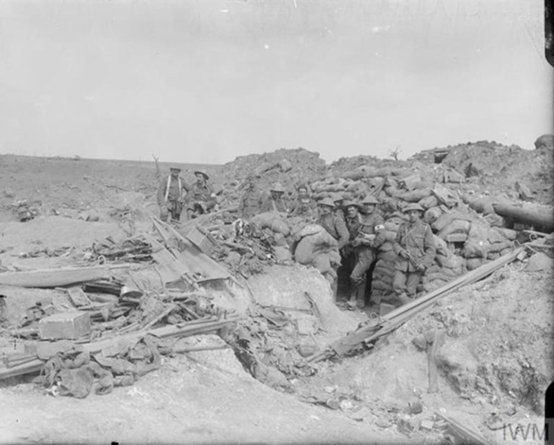 Stretcher Bearers And Dressing Station At Guillemont