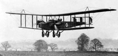 A Handley Page O.400 Bomber.