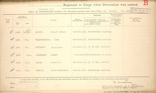 14:15 Star Medal Roll [NA Via Ancestry]