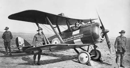 AFC De Havilland DH 5 Scout Plane Sept 1917