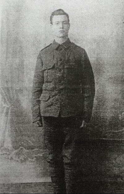 James In Army Uniform 1914