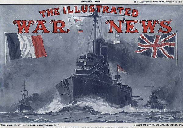 Illustrated War News Cover Naval 12 August 1914 (1)