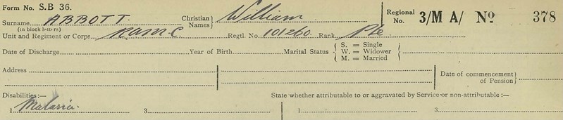 Private William Abbott