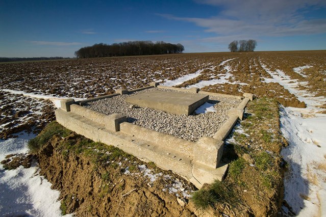 The Battlefield Burial Site At Faffemont Farm