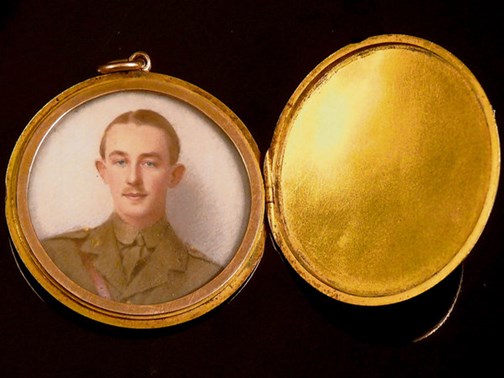 A Locket With The Portrait Of Guy Pinfield