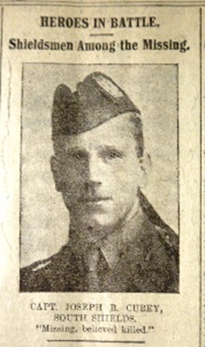 Captain Cubey (North East War Memorials Project Www.Newmp.Org.Uk)