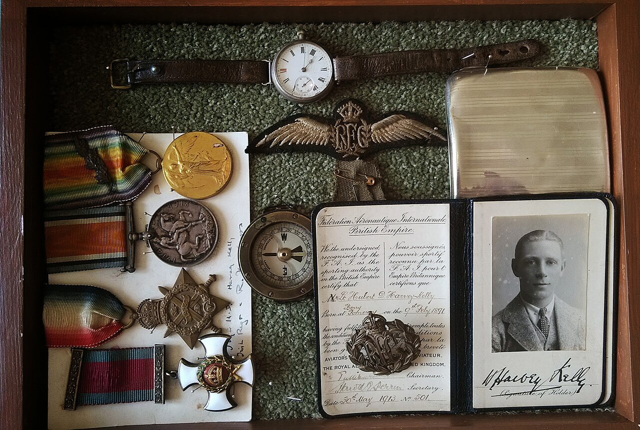 Personal Possessions Of HD Harvey Kelly. Most Sent Back By The Germans After He Was Shot Down