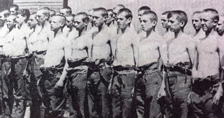 Recruits At No 5 Convalescent Camp