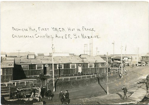 The First YMCA Hut In France