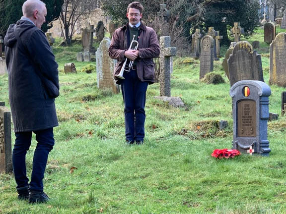 The Ceremony Of The 'Lost' Grave Of Private R.A. Thioux