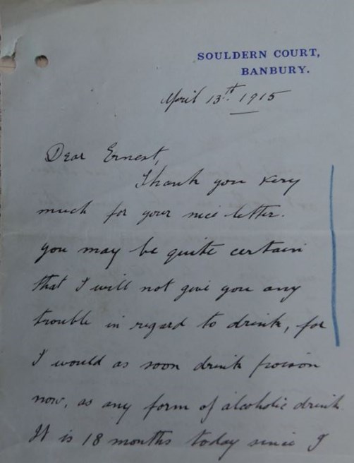 Letter From Lord Seymour