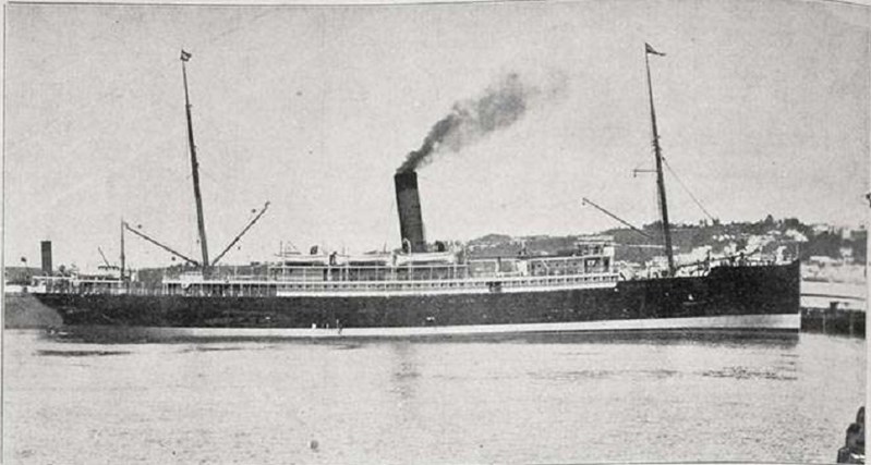 SS Perugia (Q 1), Torpedoed And Sunk On 3 December 1916 In The Gulf Of Genoa