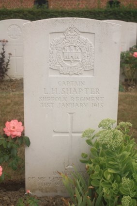 Lewis Henry Shapter Headstone