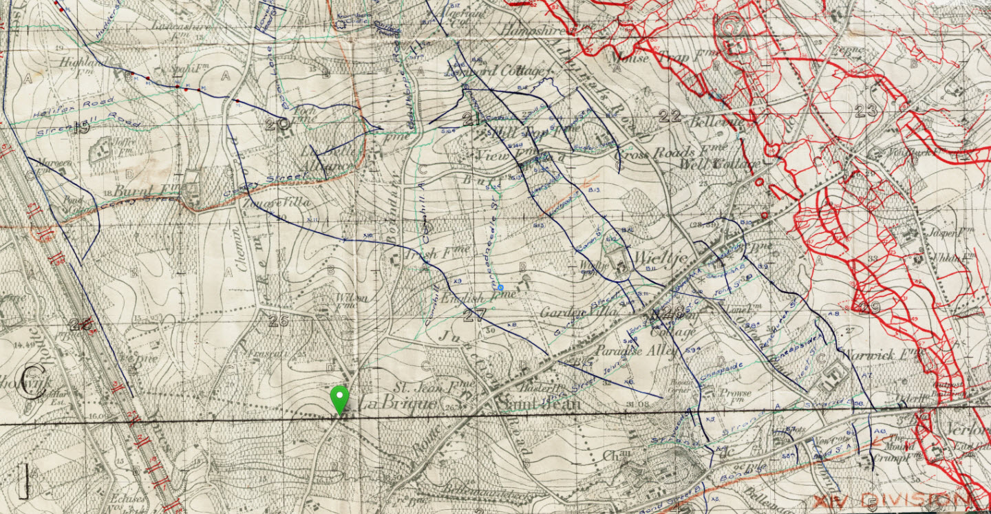 Trench System NE Of Ypres, Late Summer 1915