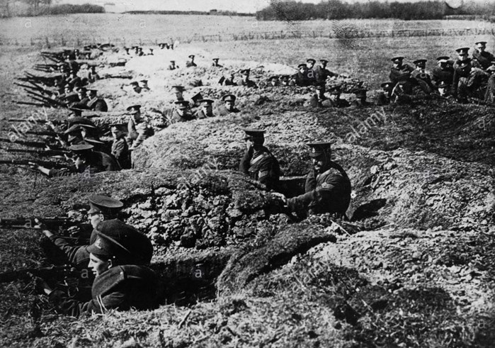 British Positions At Neuve Chapelle