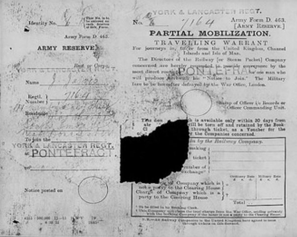 Jarvis's Travel Warrant.