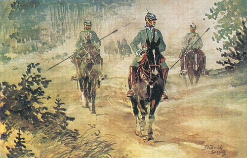 Jägers Zu Pferde On Patrol