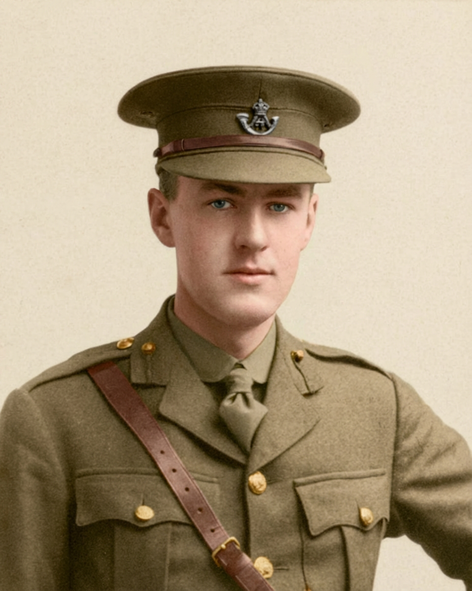 Smith, Geoffrey Bache 1 USED Upscaler 2X Scale Colourised