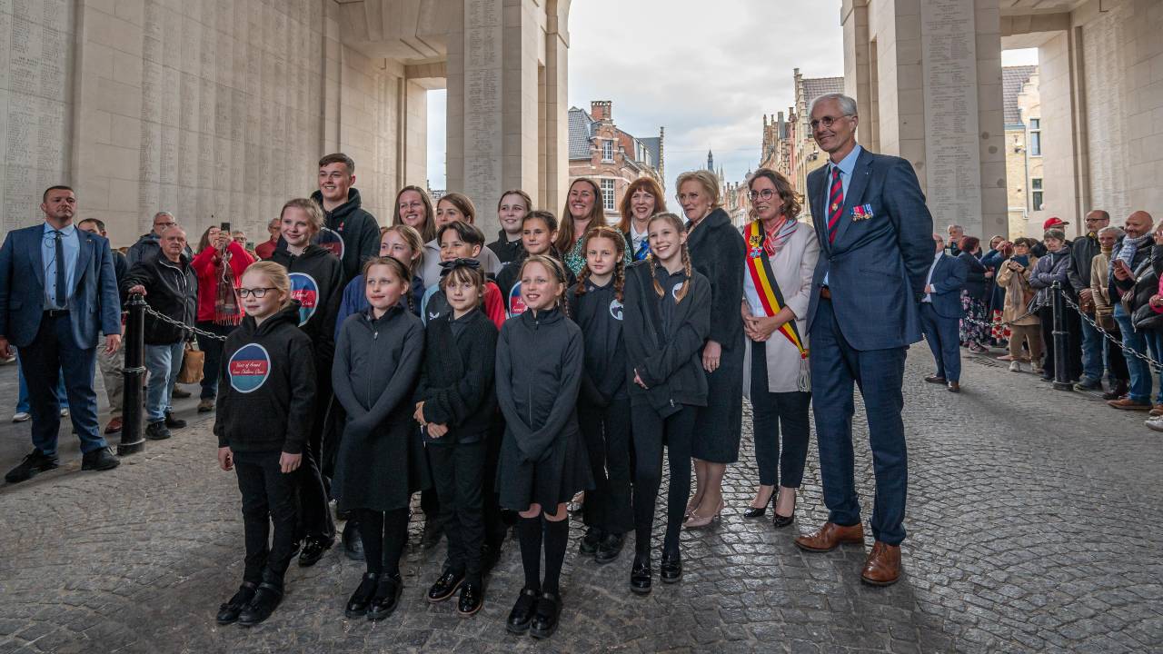 Military Kids Choir in Ypres