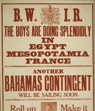 Ep 144 Poster For The British West Indies Regiment Showing A Small Portrait Of King George V 1915 Loc