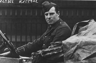 Wilding In Uniform, Possibly Behind The Wheel Of One Of The Cars He Drove Around Northern France In The Early Months Of The War.