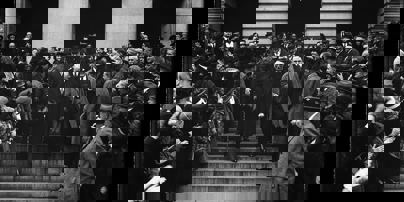 David Lloyd George And Crowd Washington Dc 1024