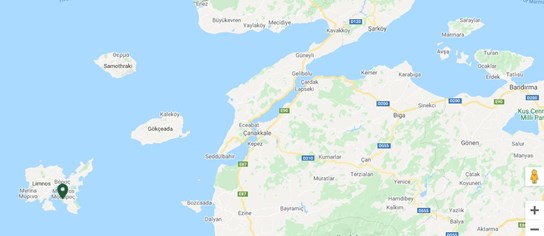 Lemnos, South West Of The Gallipoli Peninsular