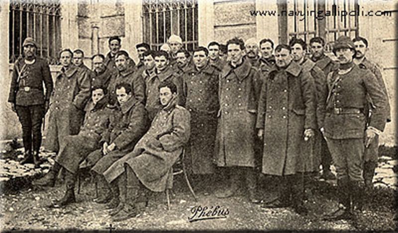 E 15'S Crew In Turkish Captivity.