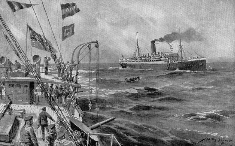 The Moewe Capturing The Appam In January 1916