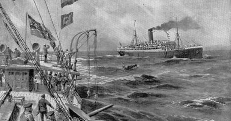 The Moewe Capturing The Appam In January 1916