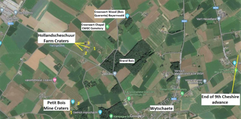 9Th Cheshires Advanced Towards Hollandscheschuur Farm And Grand Bois