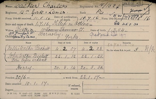 Lance Corporal Charles Walker