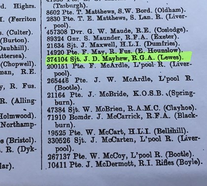 London Gazette, 18 October 1917