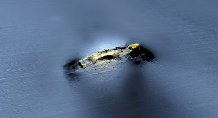 A Model From Multi Beam Sonar Data Illustrating The Wreck Site Considered To Be The Remains Of Hms S