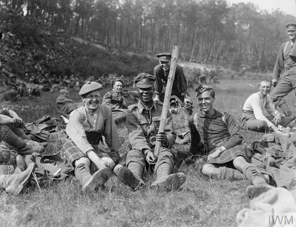 Convalescent Troops At Paris Plage Watching Baseball, 18 May 1918. (IWM Q 11499)