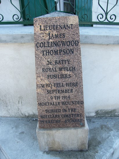 Edward James Vibart Collingwood Thompson Plinth Memorial