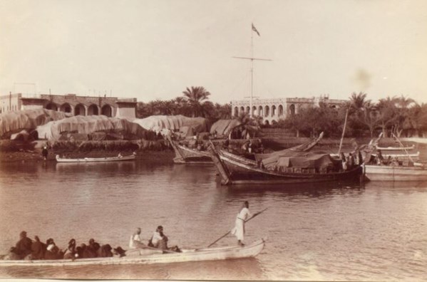 Goods Piled Up On The Wharf In Basra