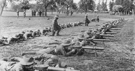 Lewis Gun Drill By 28Th AIF