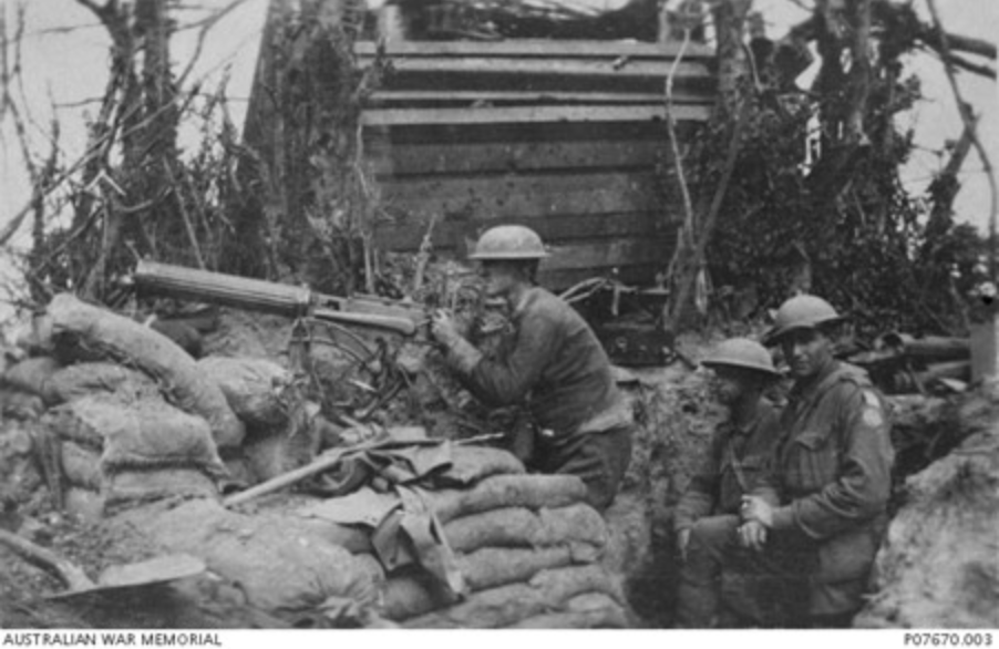 Machine Gun Team At Pozieres (1)