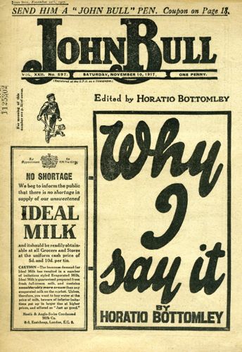John Bull, 10 November 1917