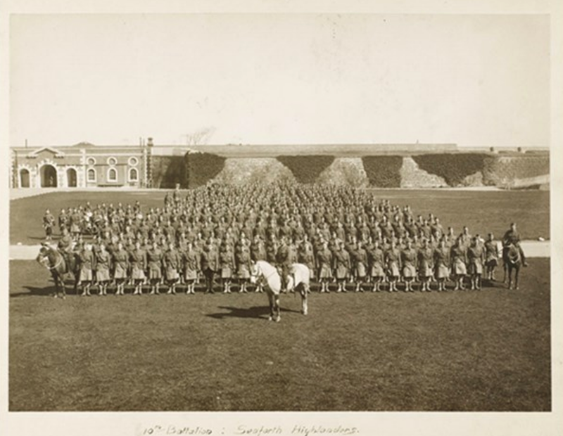 10Th Seaforth Highlanders At Fort George