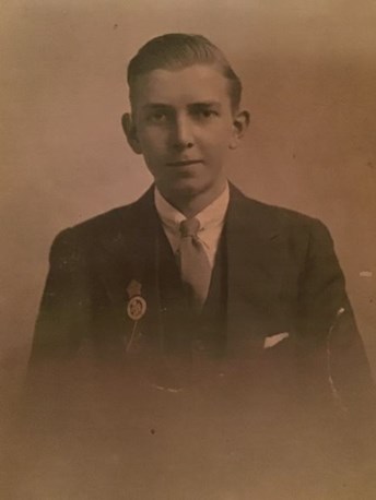 Frederick George In Civvies After Discharge