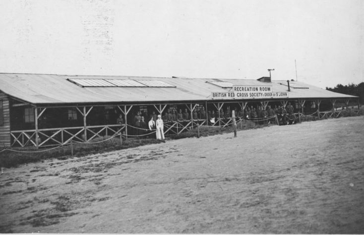 British Red Cross Hut, Convalescent Depot, Ecaull (US National Archives)