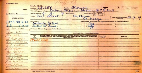 Ledger For Thomas Lalley