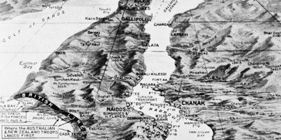Gallipoli Pictorial Map IWM (Q 70855)