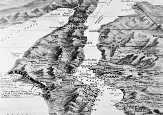 Gallipoli Pictorial Map IWM (Q 70855)