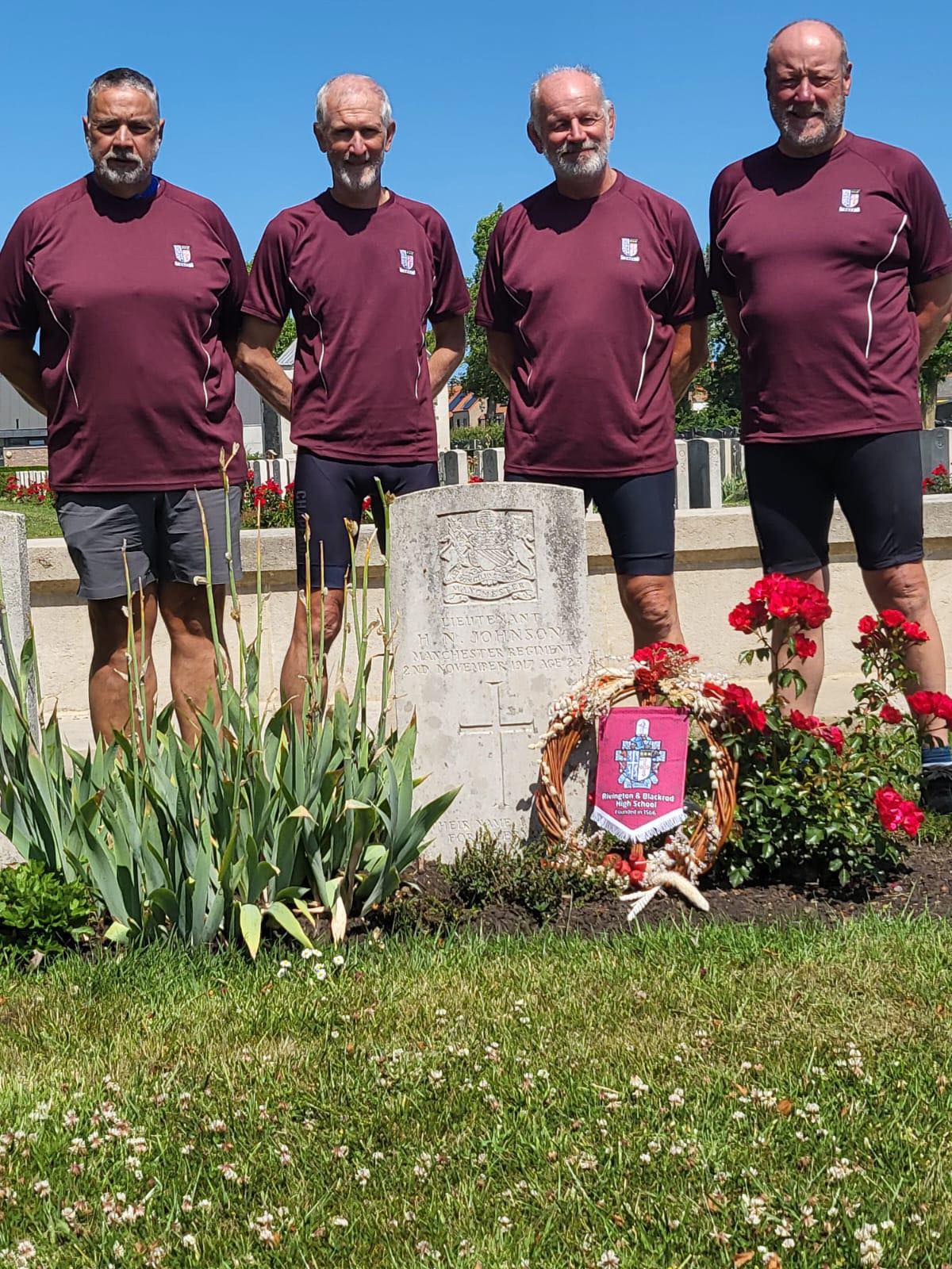 Team At Graveside