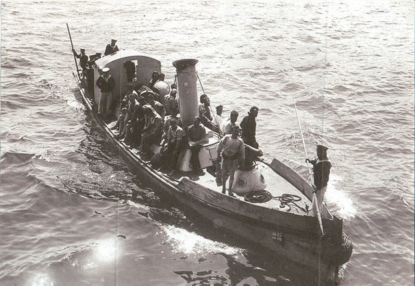HMS Triumph’S Picket Boat, Returning After Participating In The Action Of 18 April 1915