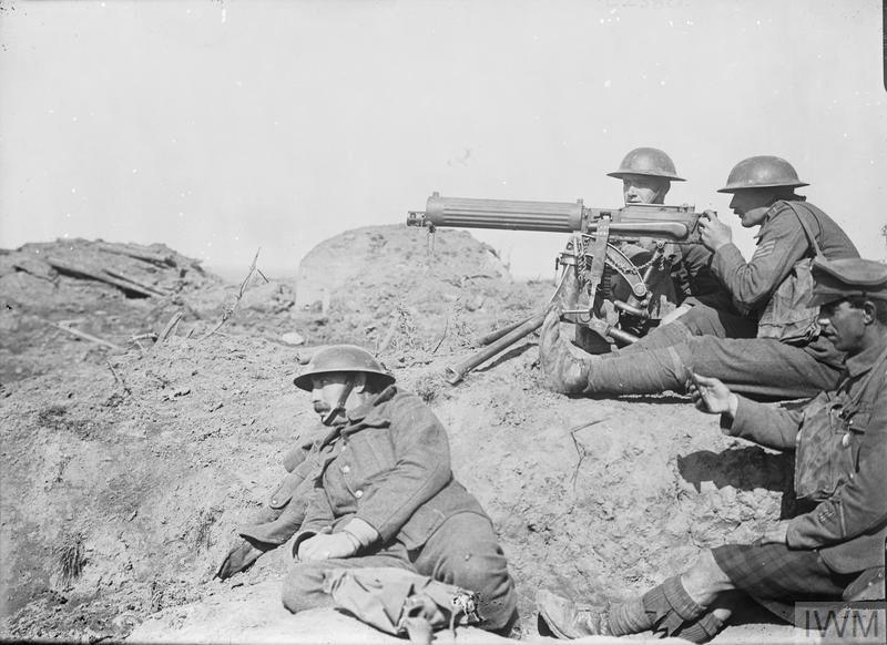Machine Gun Corps In Action