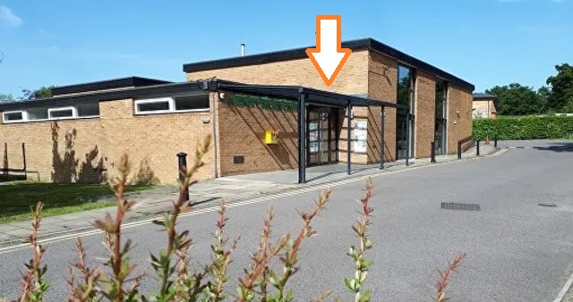Oxshott Village Hall Showing Entrance